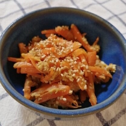 調味料はしょうゆだけなのに、ツナ缶の旨味とにんじんの甘味でとてもおいしかったです♪二歳の娘もお気に入りです！